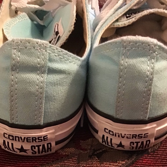 Tiffany Blue Converse Sneakers - Picture 4 of 4